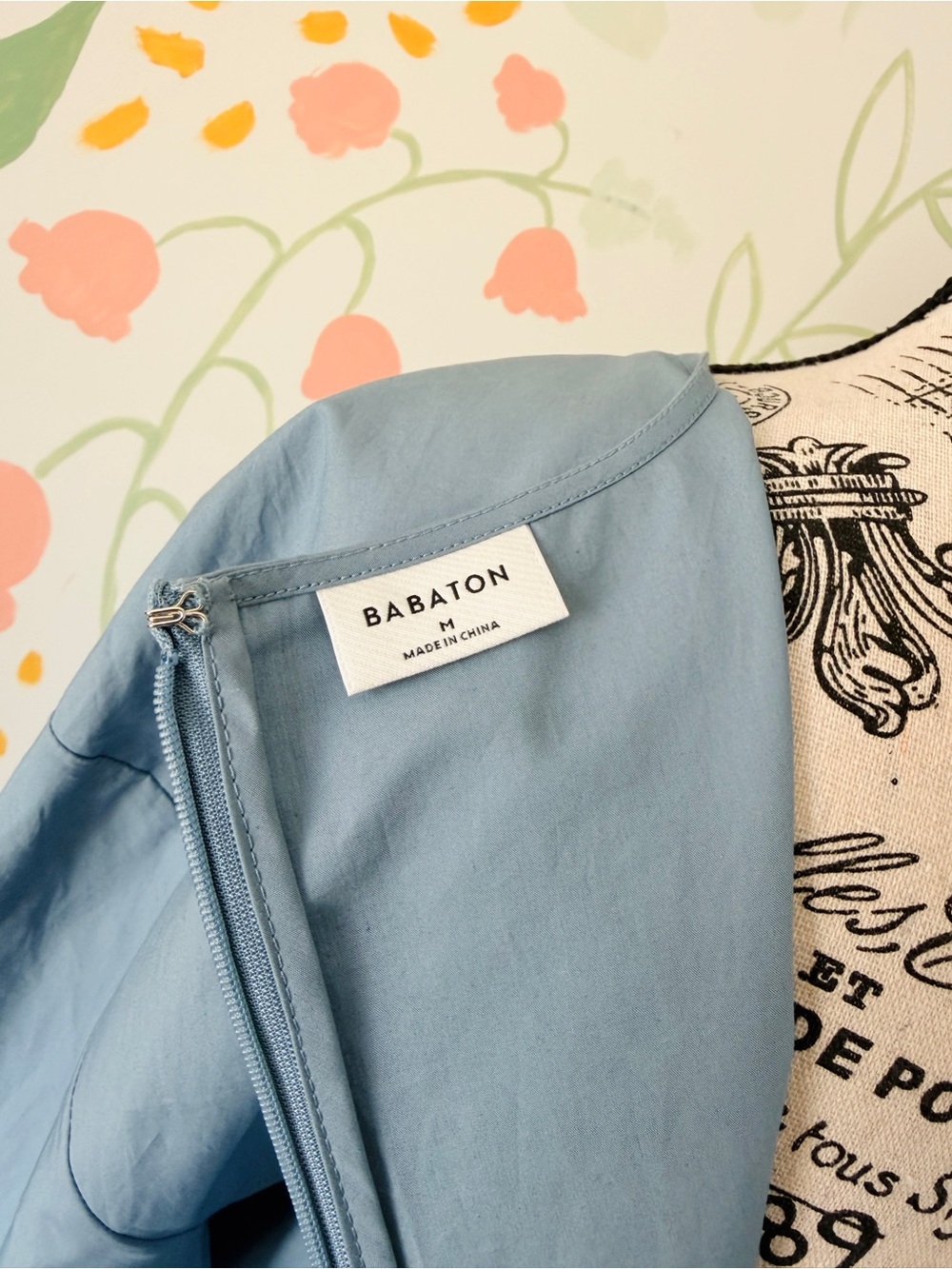 Aritzia Babaton Brighton Poplin Dress | Size M | Light Blue - Picture 11 of 12